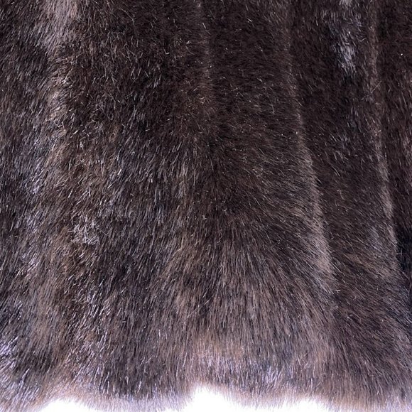 Ranch Mink Vest Faux Fur Reversible Brandon Thomas - Picture 11 of 12